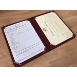 A4 Signing Register: Ceremony Register folder - with or without motif